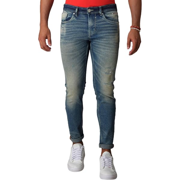 7th Sin Denim Men's Jeans (Blue, 36) : Amazon.in: Clothing